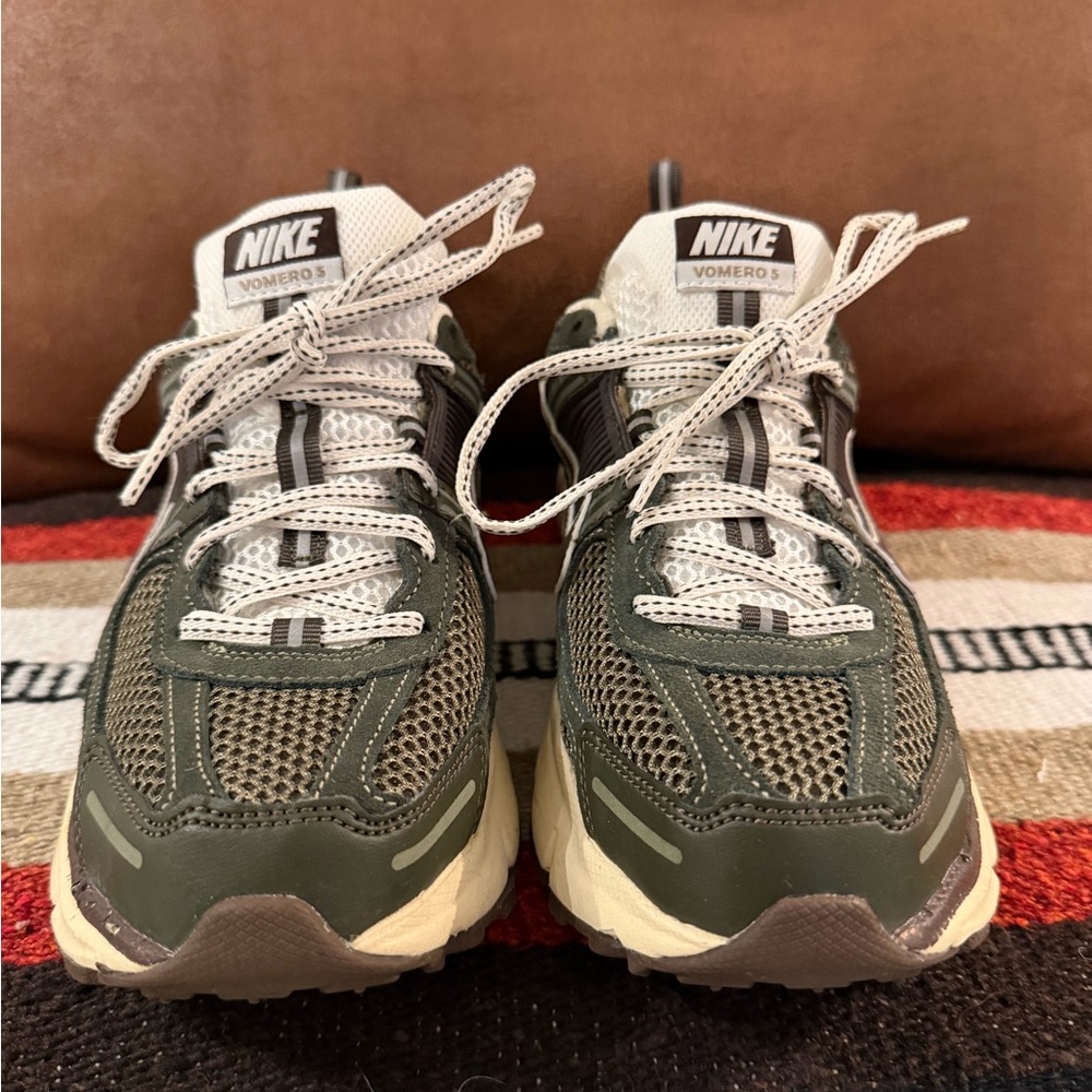 Nike Olive and Beige Running Shoes